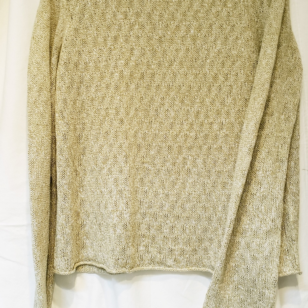 Eileen Fisher 100% Linen Weave Sweater